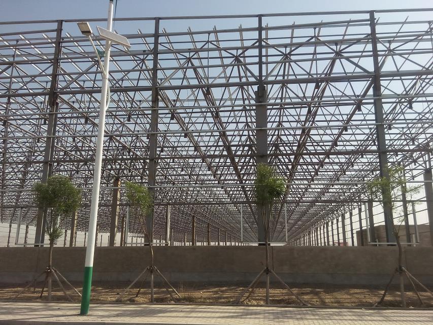 牡丹江汽车工业厂房网架