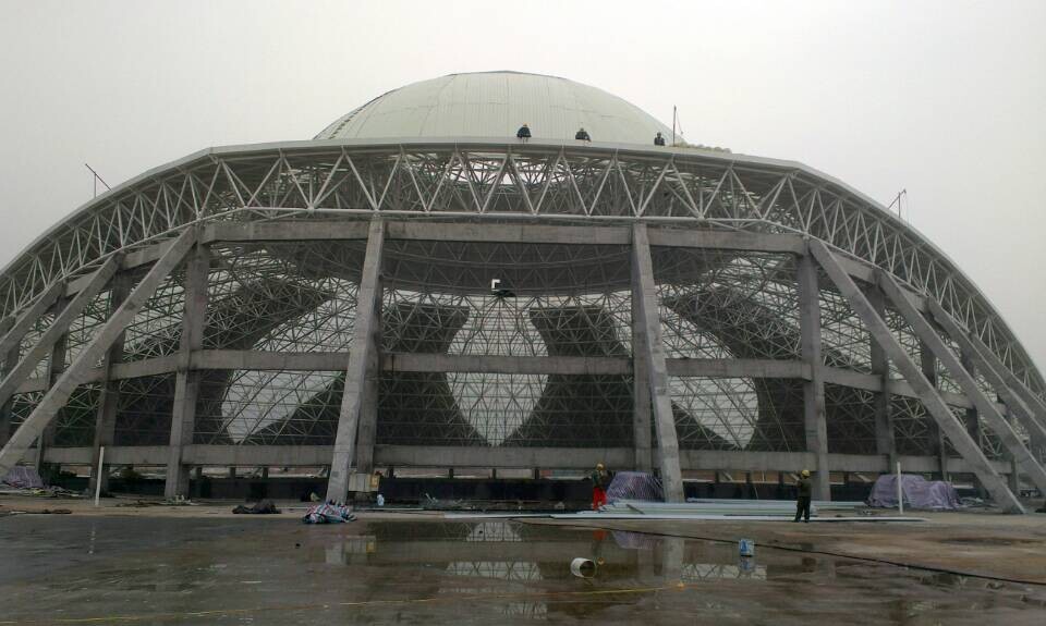 牡丹江温泉馆网架工程