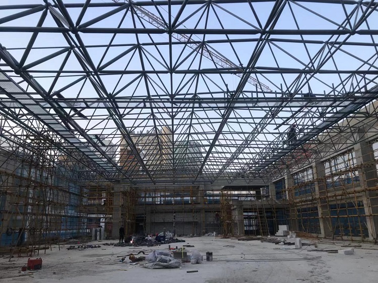 牡丹江第一附属小学体育馆网架